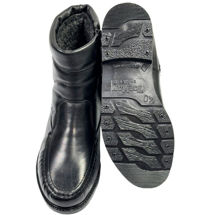 Topman Ajavat miesten mokkasiini nilkkurit musta