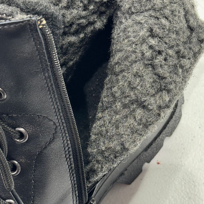 Topman miesten talvinilkkurit villavuorit musta