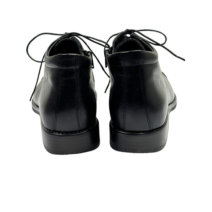 Topman miesten nilkkurit nahkavuorilla musta