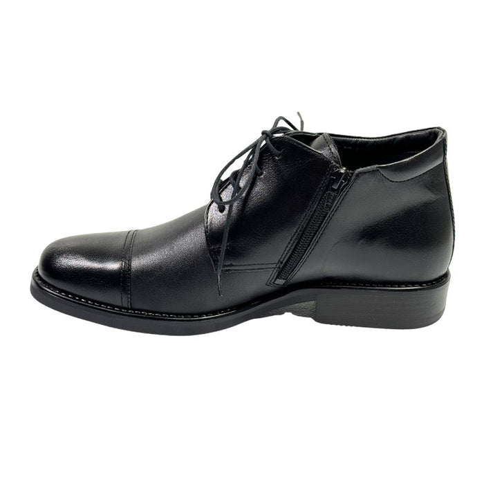 Topman miesten nilkkurit nahkavuorilla musta