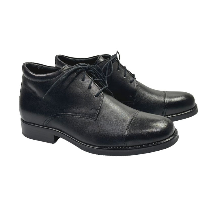 Topman miesten nilkkurit nahkavuorilla musta