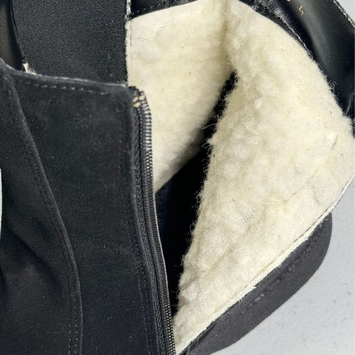 Topman naisten nilkkurit mokkanahkaa musta