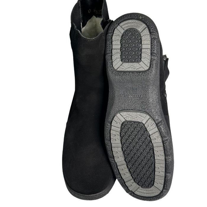 Topman naisten nilkkurit mokkanahkaa musta