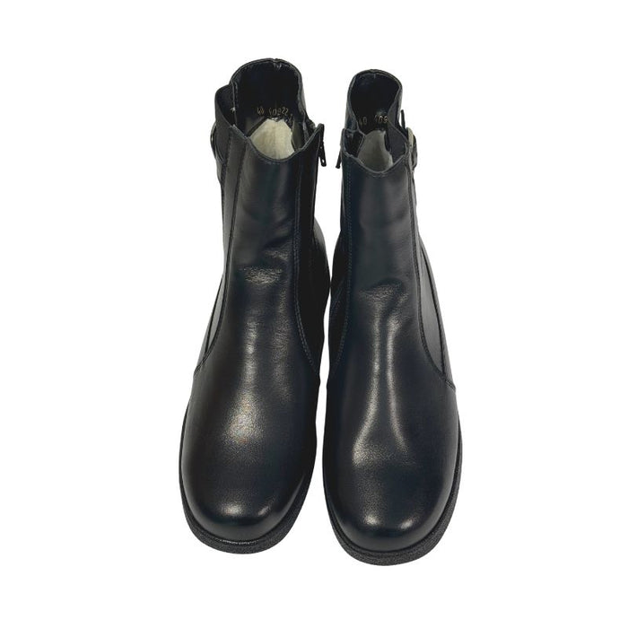 Topman naisten nilkkurit nahkaa musta