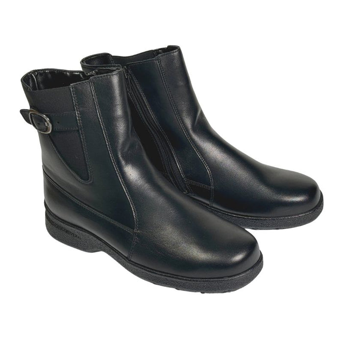 Topman naisten nilkkurit nahkaa musta