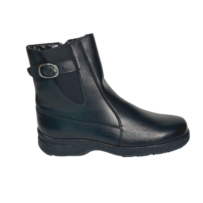 Topman naisten nilkkurit nahkaa musta