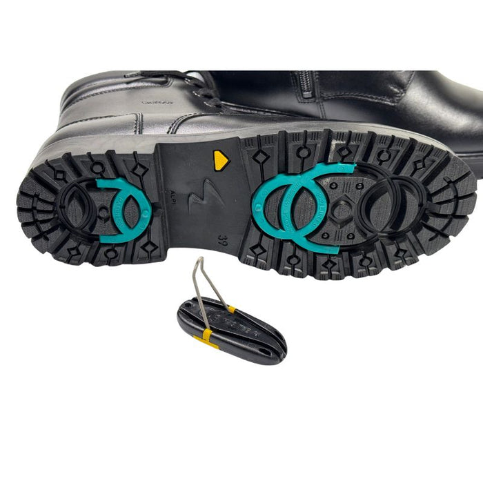 Topman naisten nastakengät kääntönastoilla musta