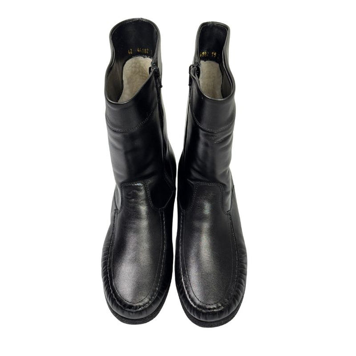 Topman laajavartiset saapikkaat musta