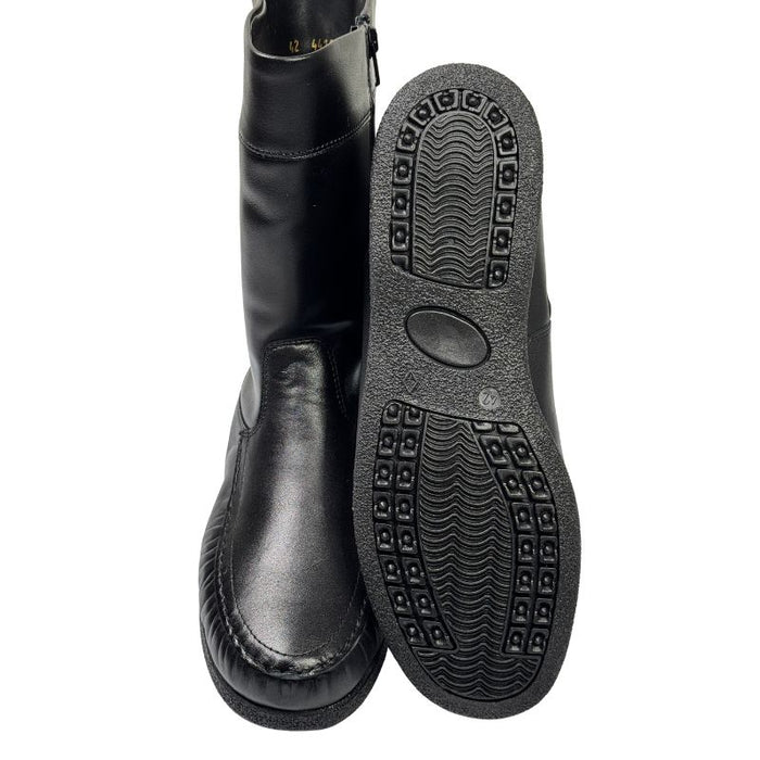 Topman laajavartiset saapikkaat musta