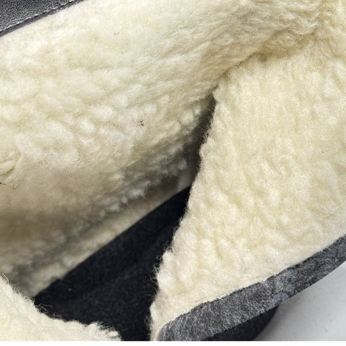 Topman laajavartiset saapikkaat musta