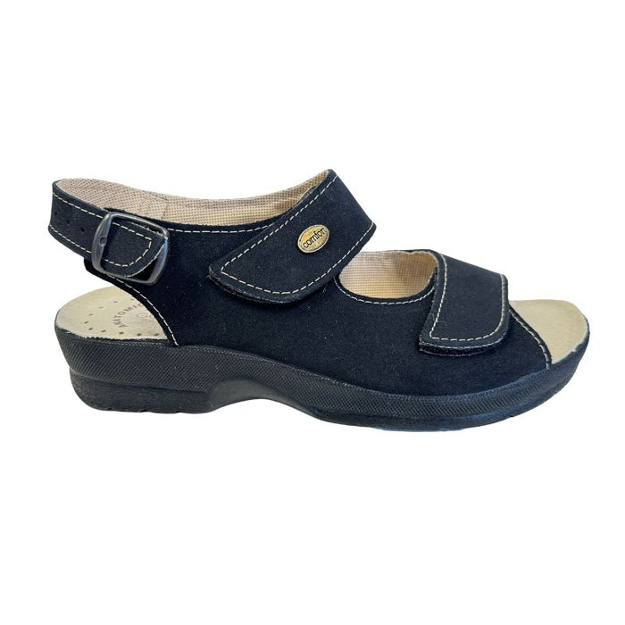 Työkengät Golden Fit mokkanahkaa musta