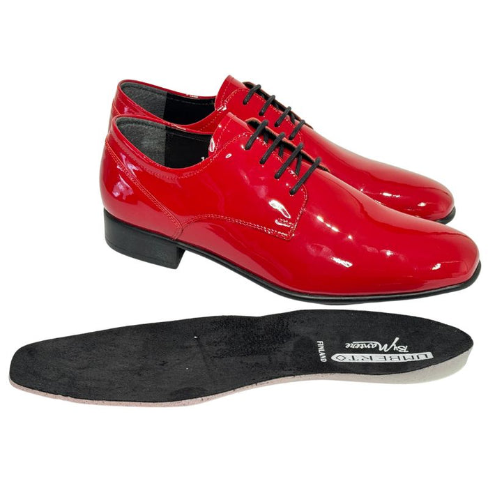 Umberto by Mantere juhlakengät lakeerinahkaa punainen