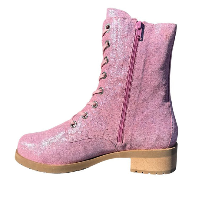Vintro Kaste nahkavuoriset kesämaiharit Glitter PInk