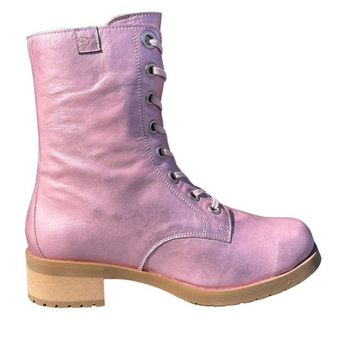 Vintro Kaste nahkavuoriset kesämaiharit Clark Pink (metallin hohtoinen)