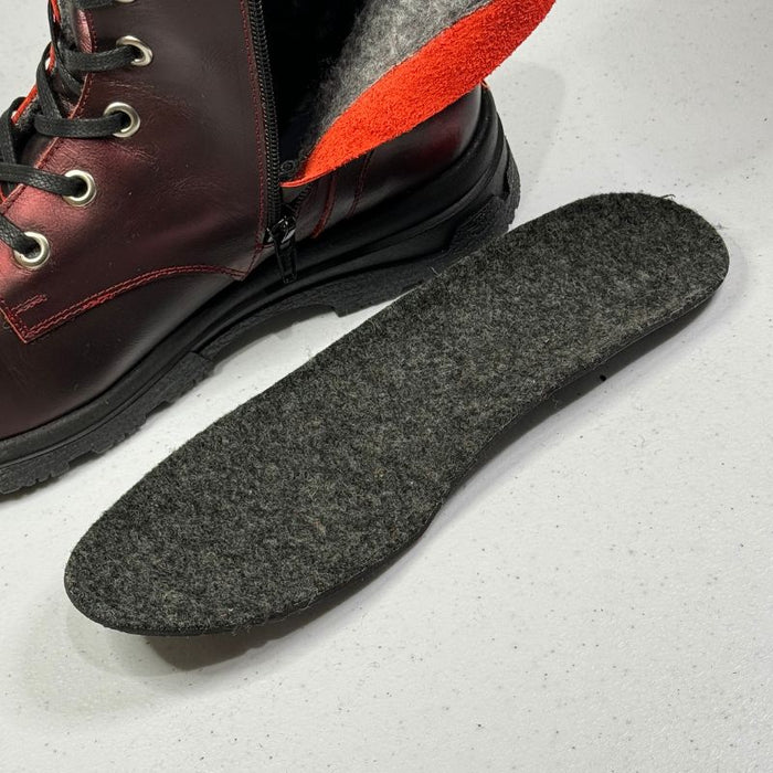 Vintro Unna talvikengät metallipunainen