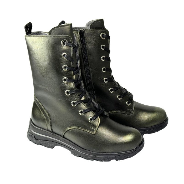 Vintro Unna talvikengät metallivihreä