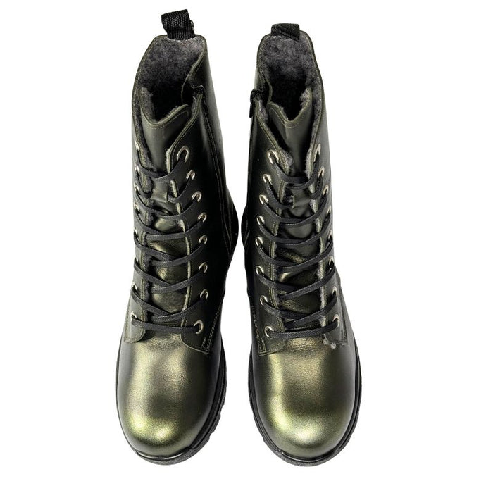 Vintro Unna talvikengät metallivihreä