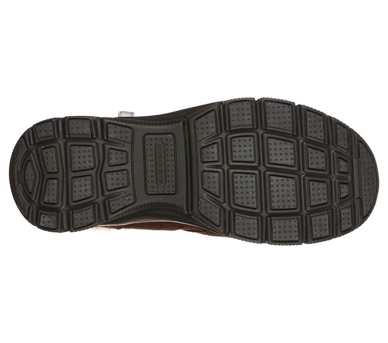 Skechers Relaxed fit Easy Going High Zip -ruskea