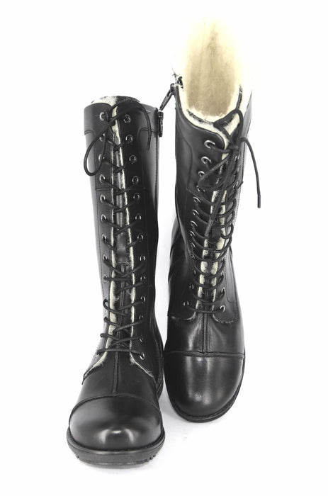 Topman villavuoriset saappaat -musta